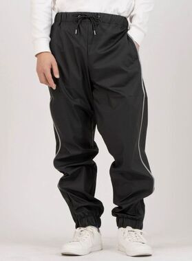 Rains Classic Regular Pants Reflective Black Size Large Nwt